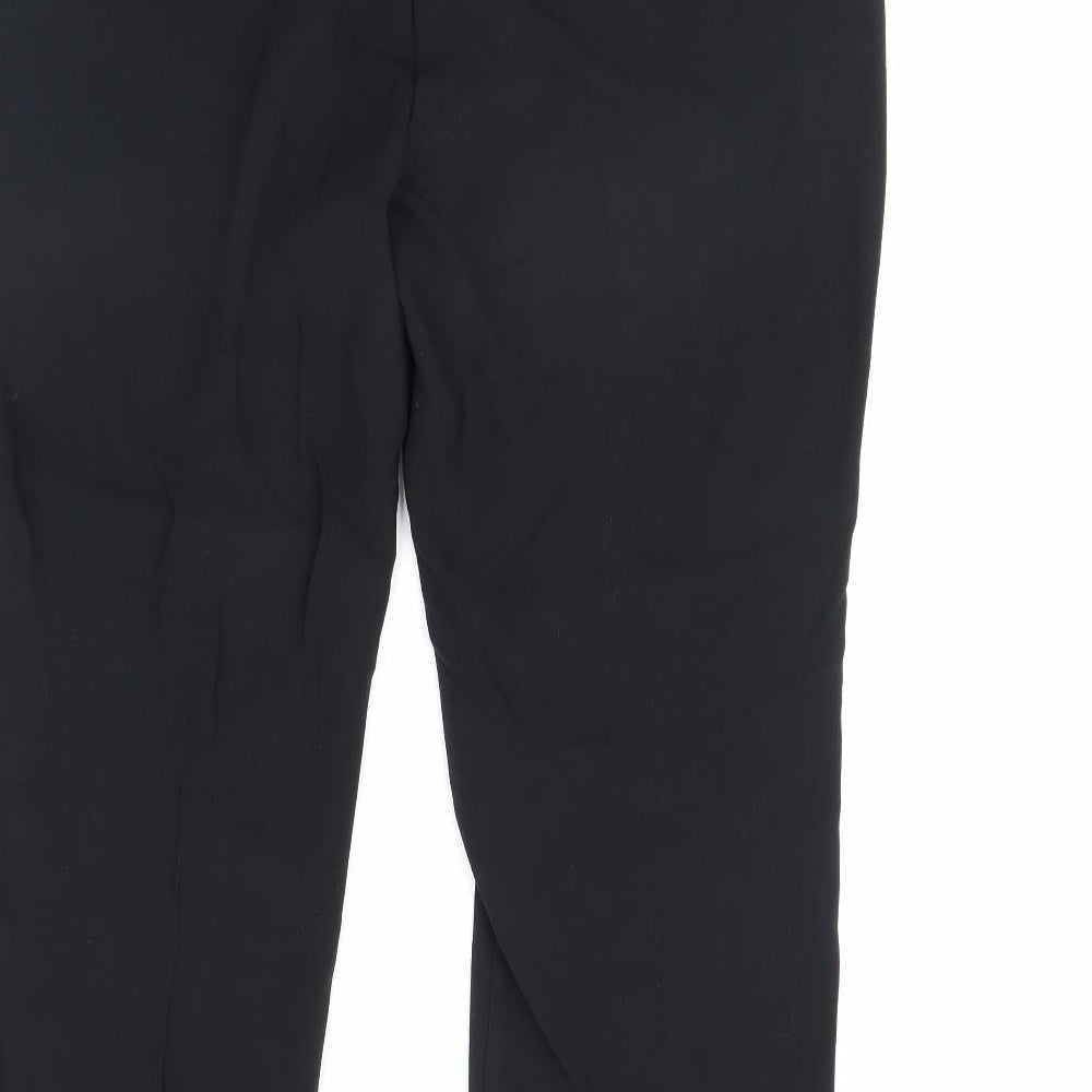 M&s Womens Black Dress Pants Trousers Size 37 in L30 in