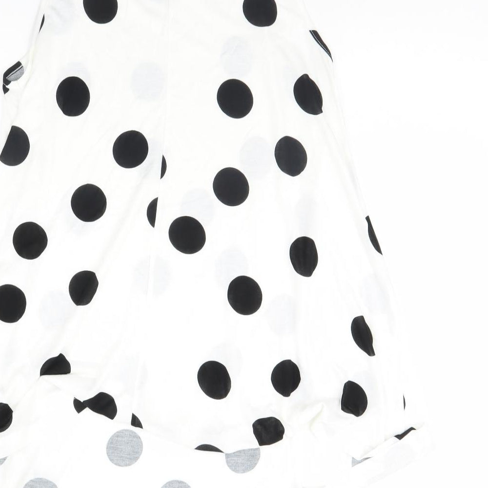 Womens UK Size 8 ASOS White Basic Tank