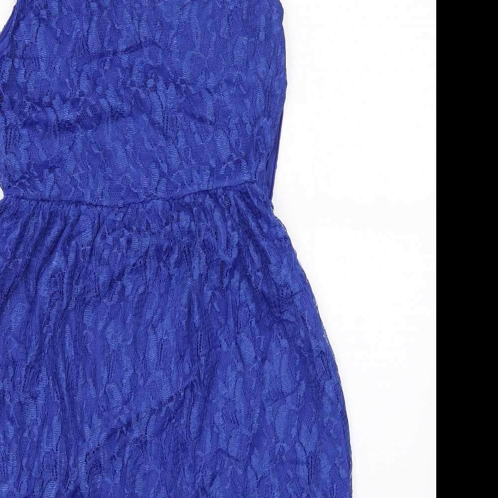 Preworn Womens Blue T-Shirt Dress Size M