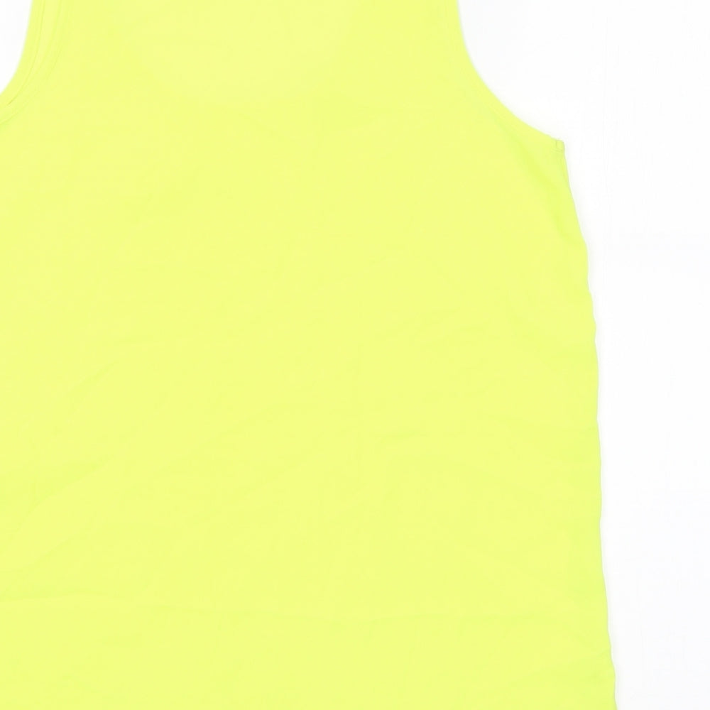 Primark Womens Yellow Basic Tank Size 10