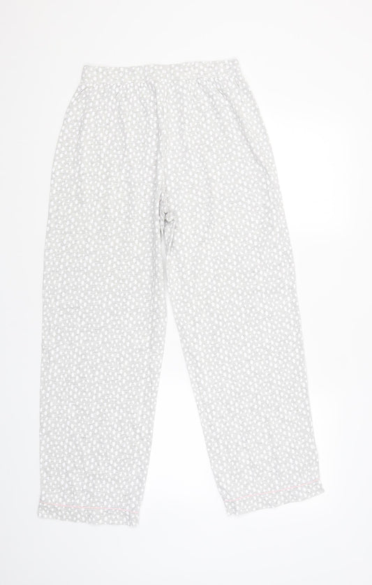 TU Womens Grey Animal Print Sweatpants Trousers Size 12 L26 in