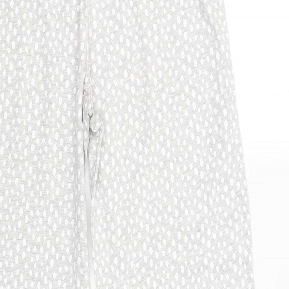 TU Womens Grey Animal Print Sweatpants Trousers Size 12 L26 in