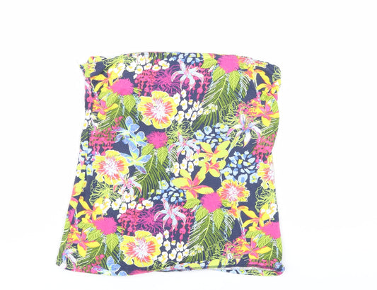 TU Womens Multicoloured Floral Basic Blouse Size 12