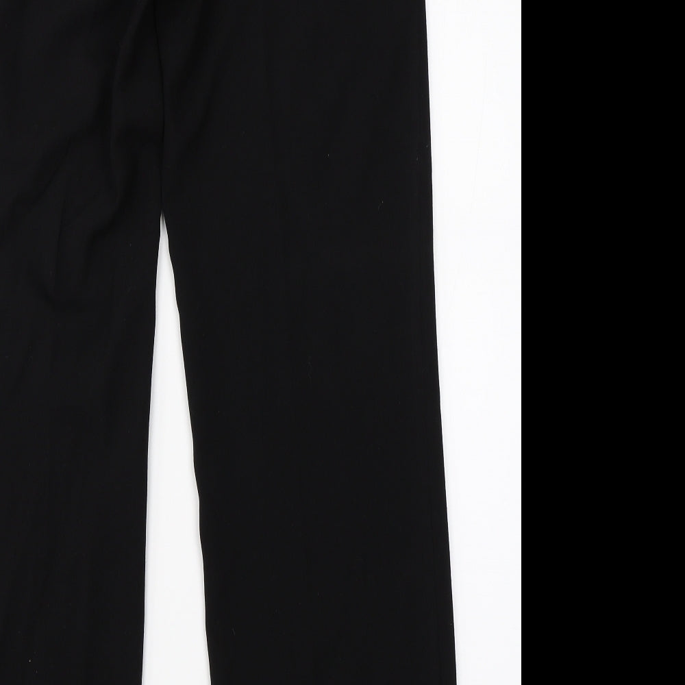Womens UK Size 12 NEXT Regular Fit Dress Pants Black Trousers