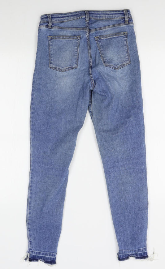 NEXT Womens Blue Skinny Jeans Size 10 L26 in