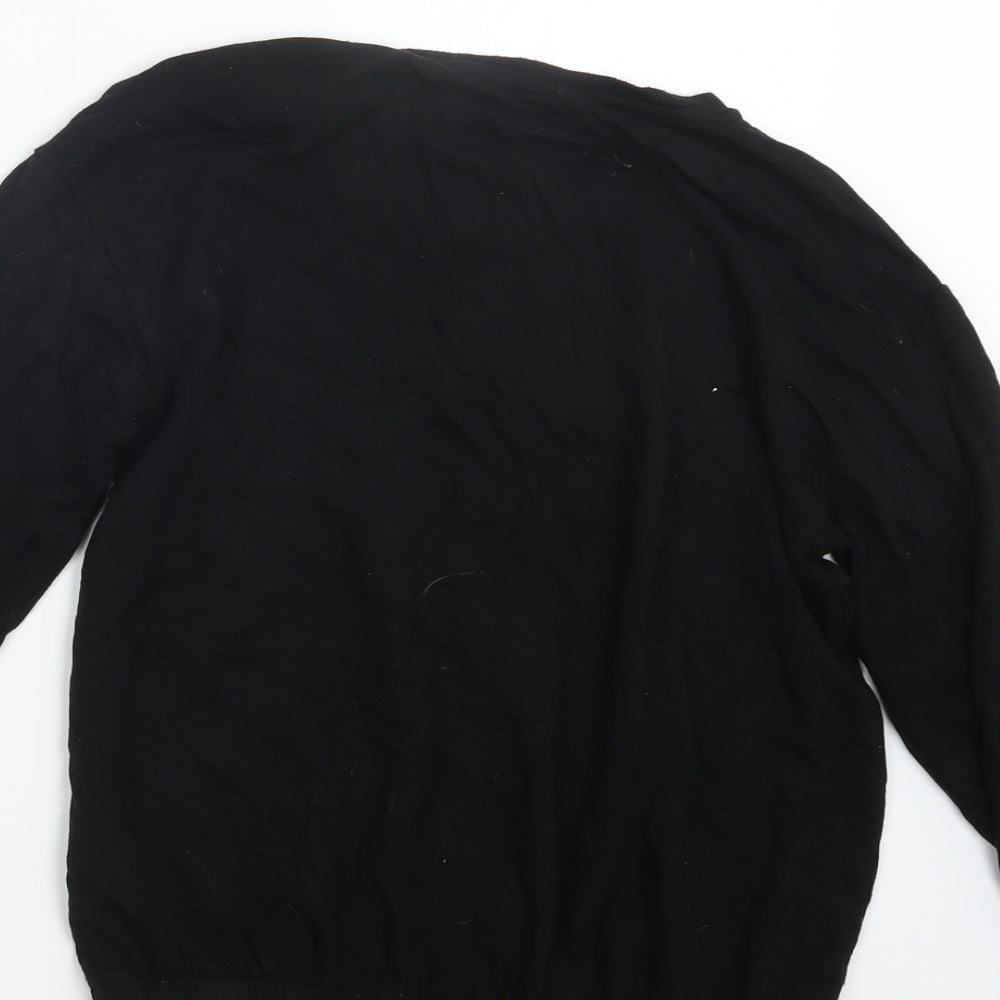 Womens UK Size 6 F&F Black Pullover Jumper