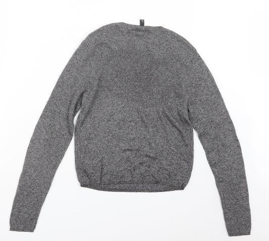 Divided by H&M Womens Grey Knit Pullover Jumper Size L