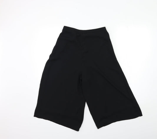 Womens UK Size 8 Miss Selfridge Regular Fit Black Trousers