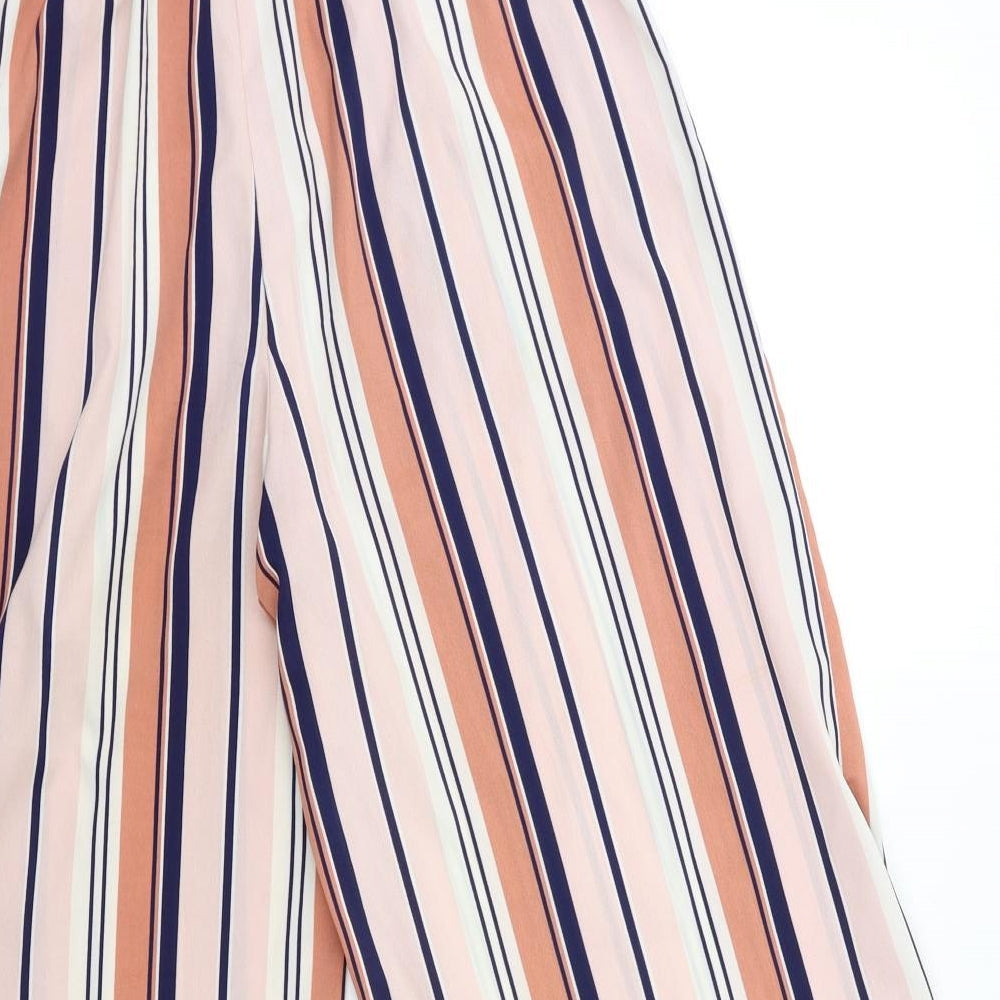 Womens UK Size S Zara Regular Fit Pink Trousers