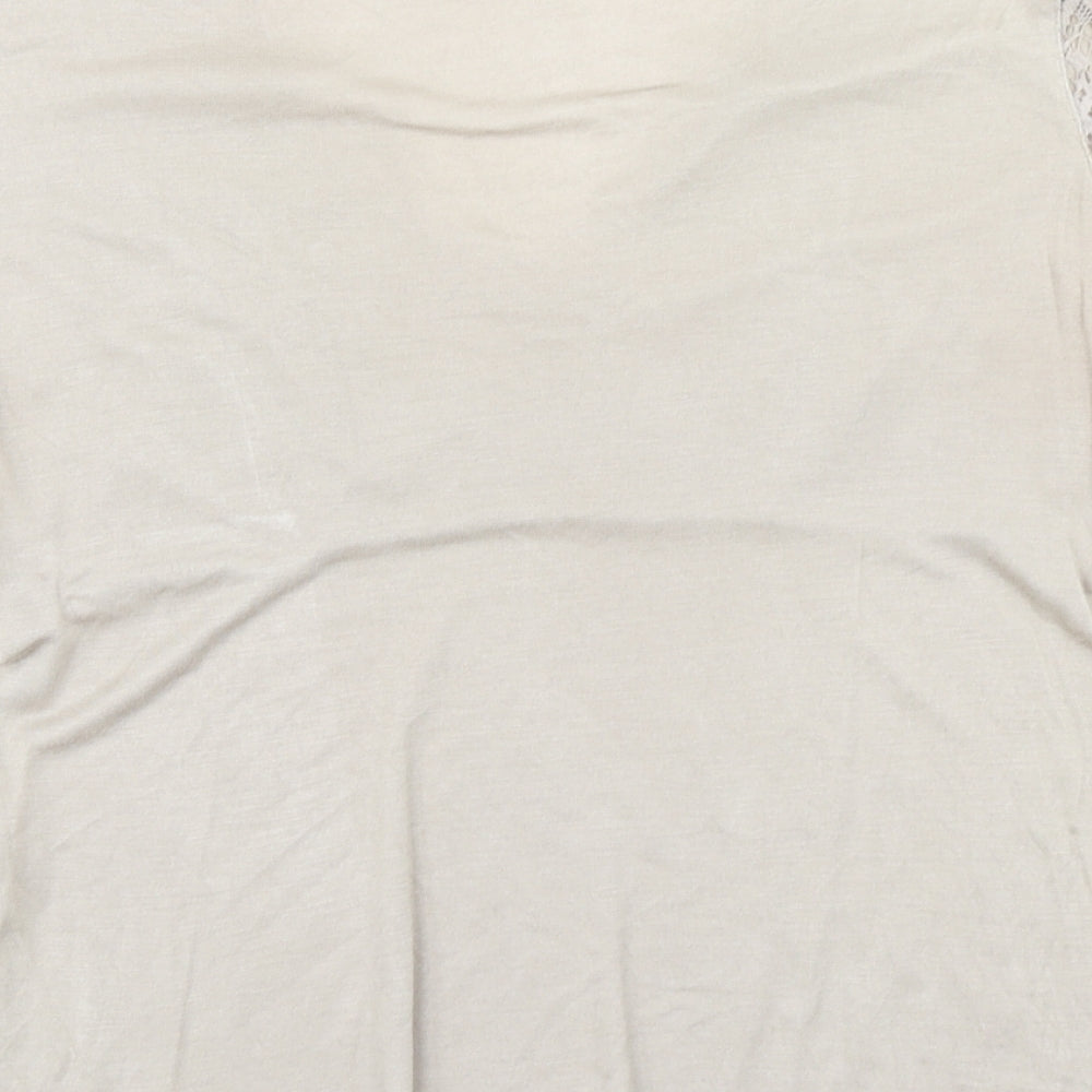 Womens UK Size S H&M Brown Basic Blouse