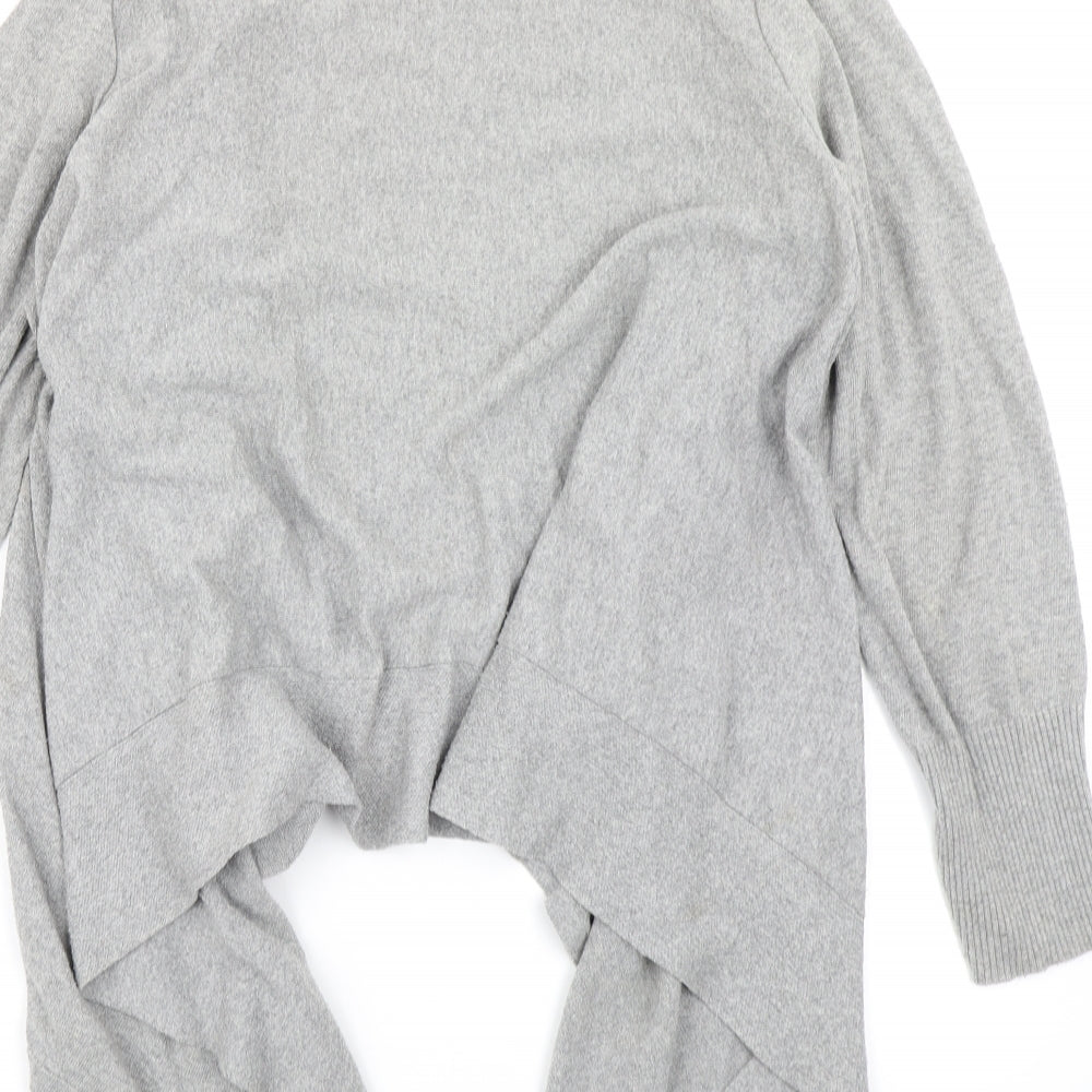 Womens UK Size 14 F&F Grey Cardigan Jumper