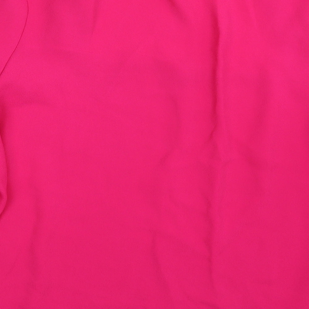 Womens UK Size One Size Preworn Pink Basic Blouse