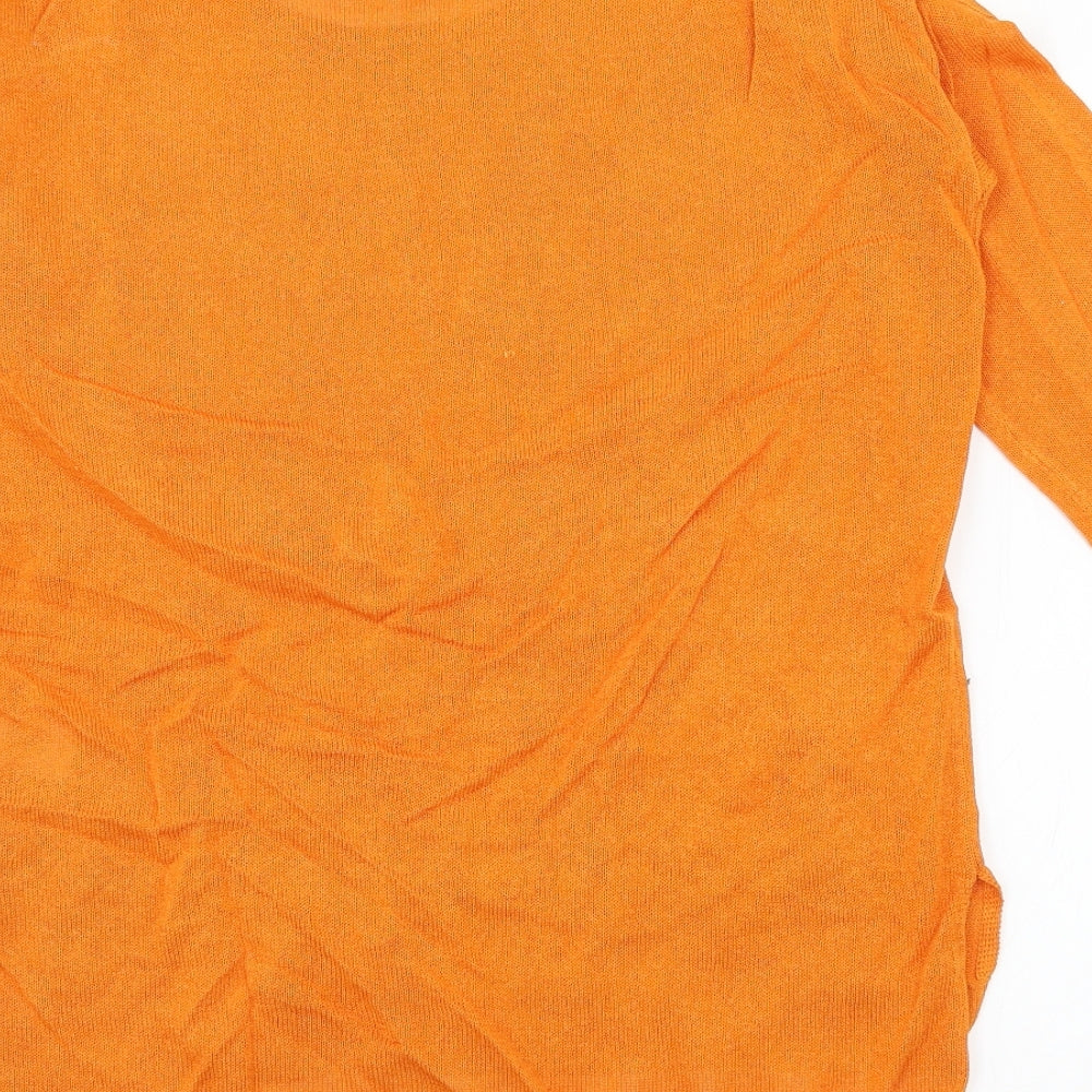Womens UK Size 6 NEXT Orange Pullover Jumper