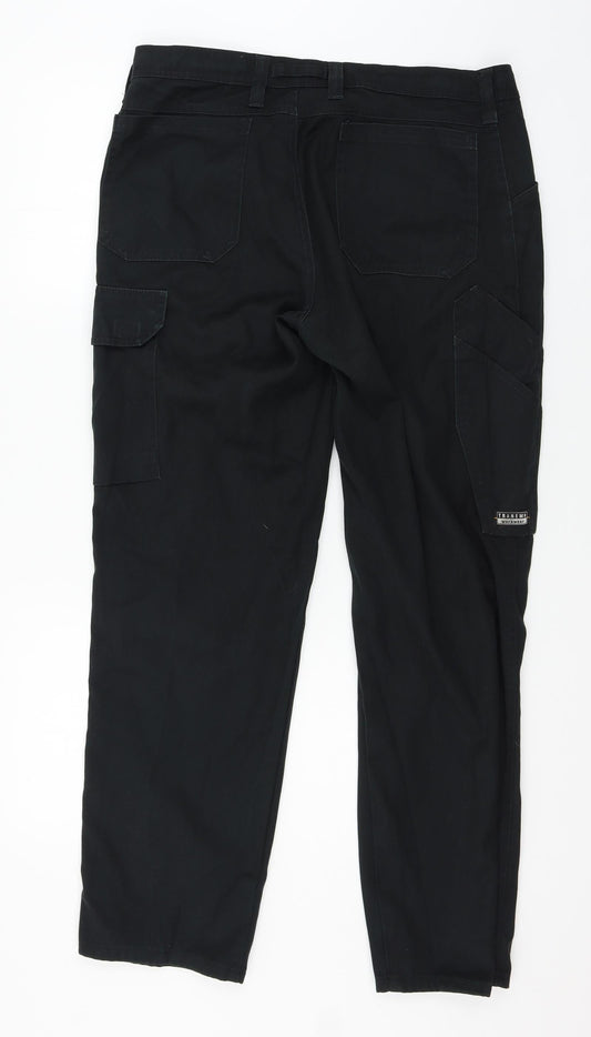 Tranemo Mens Black Trousers Size 34 in L30 in