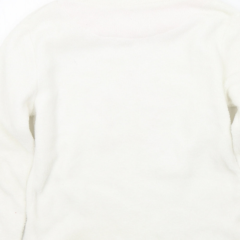 love sleep Girls White Colourblock Top Pyjama Top Size 11-12 Years