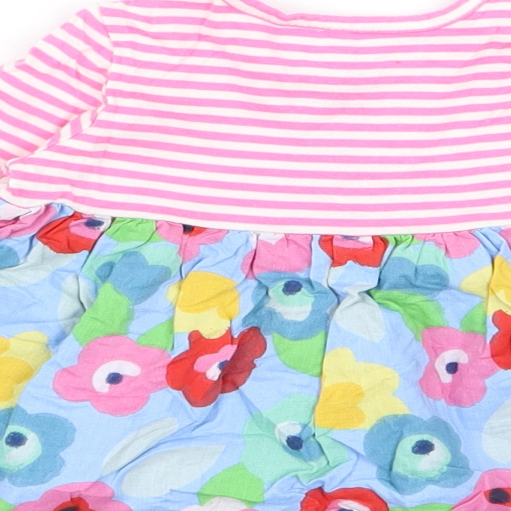 TU Girls Multicoloured Striped Fit & Flare Size 0-3 Months