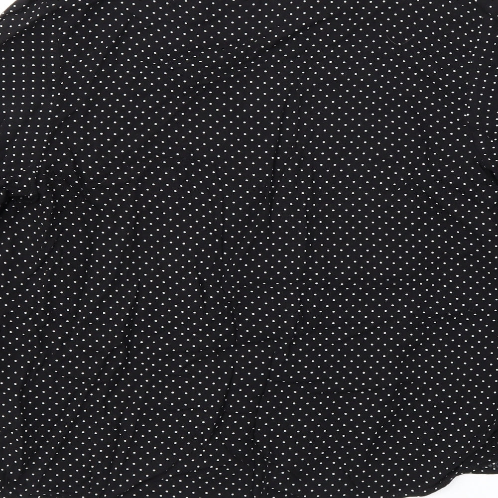 Womens UK Size 6 H&M Black Basic Blouse