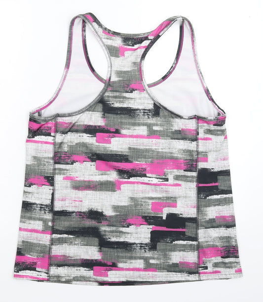 Papaya Womens Multicoloured Geometric Jersey Tank Size L