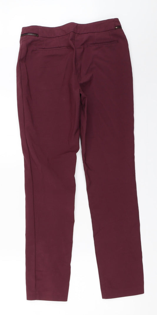 Atmosphere Womens Purple Capri Trousers Size 6 L28 in