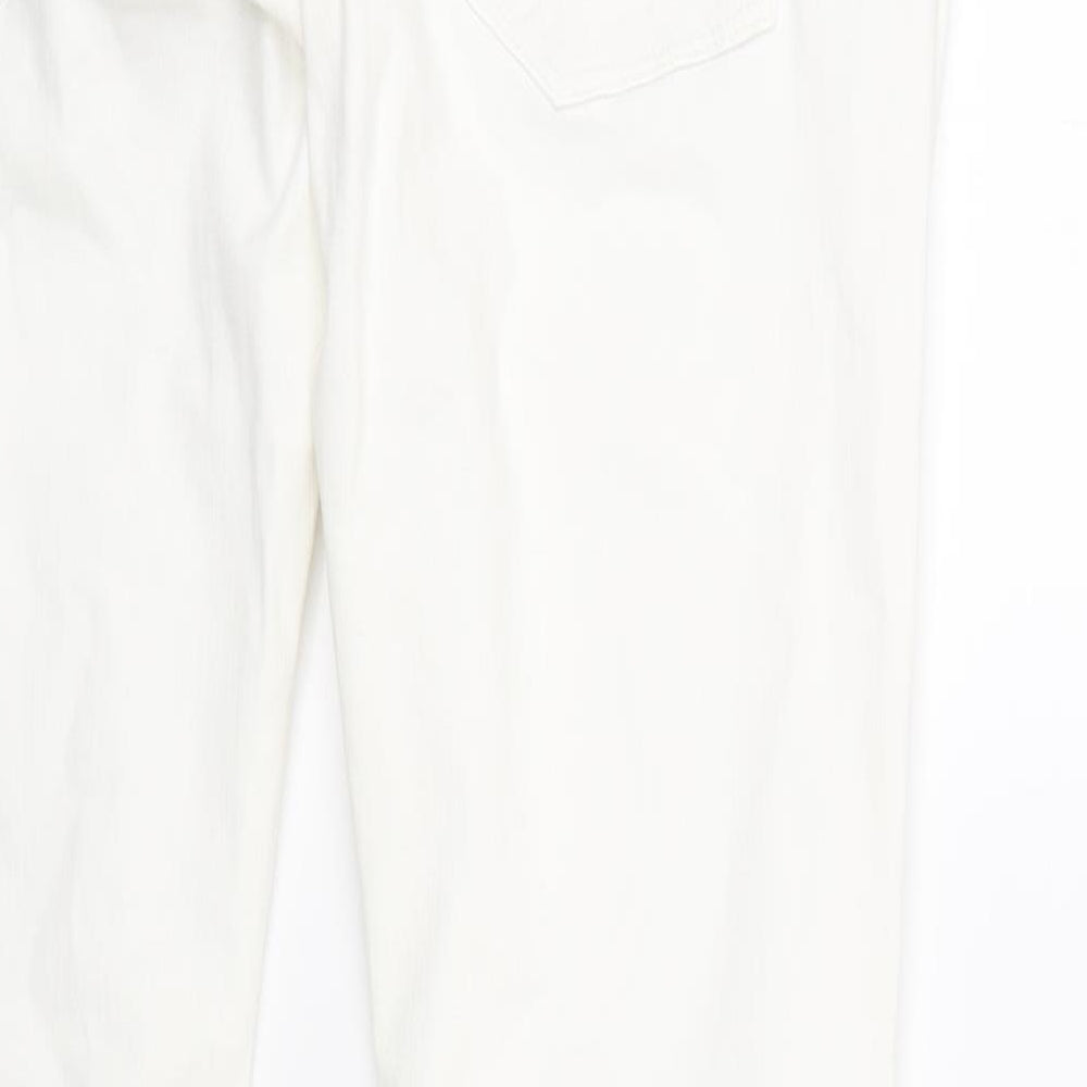 River Island Womens White Denim Skinny Jeans Size 32 L29 in