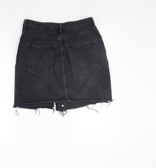 Divided Womens Grey   A-Line Skirt Size 10