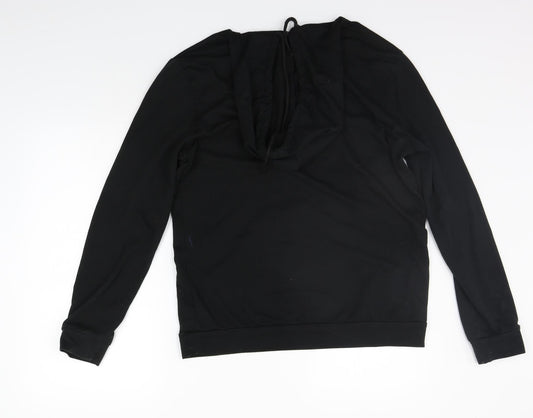 SheIn Womens Black Pullover Jumper Size M