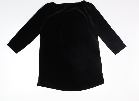 Womens UK Size 14 Marks and Spencer Black Pullover Jumper