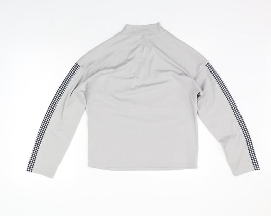 Womens UK Size M CBR Grey Basic T-Shirt