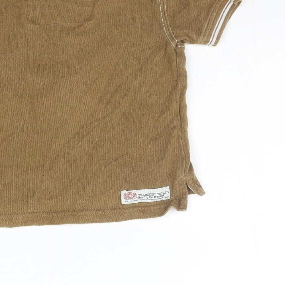NEXT Boys Brown Basic Polo Size 12-18 Months