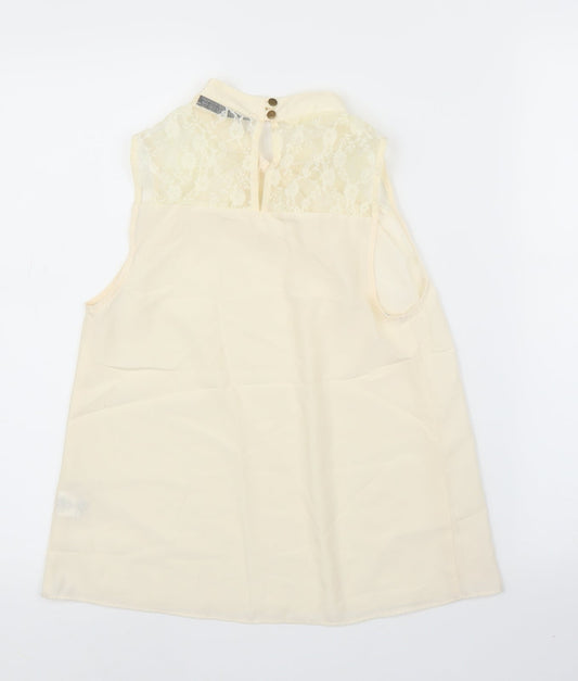Primark Womens Ivory Basic Blouse Size 8