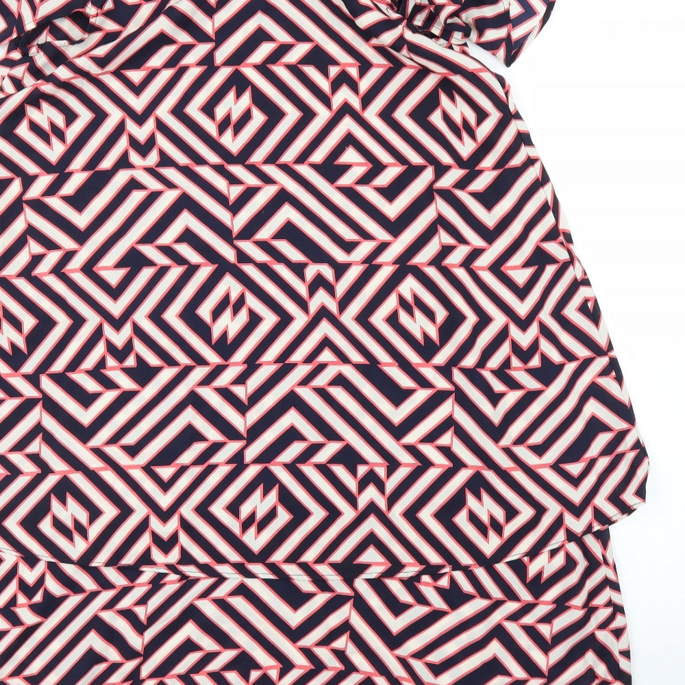 Avon Womens Pink Geometric Shift Size 10