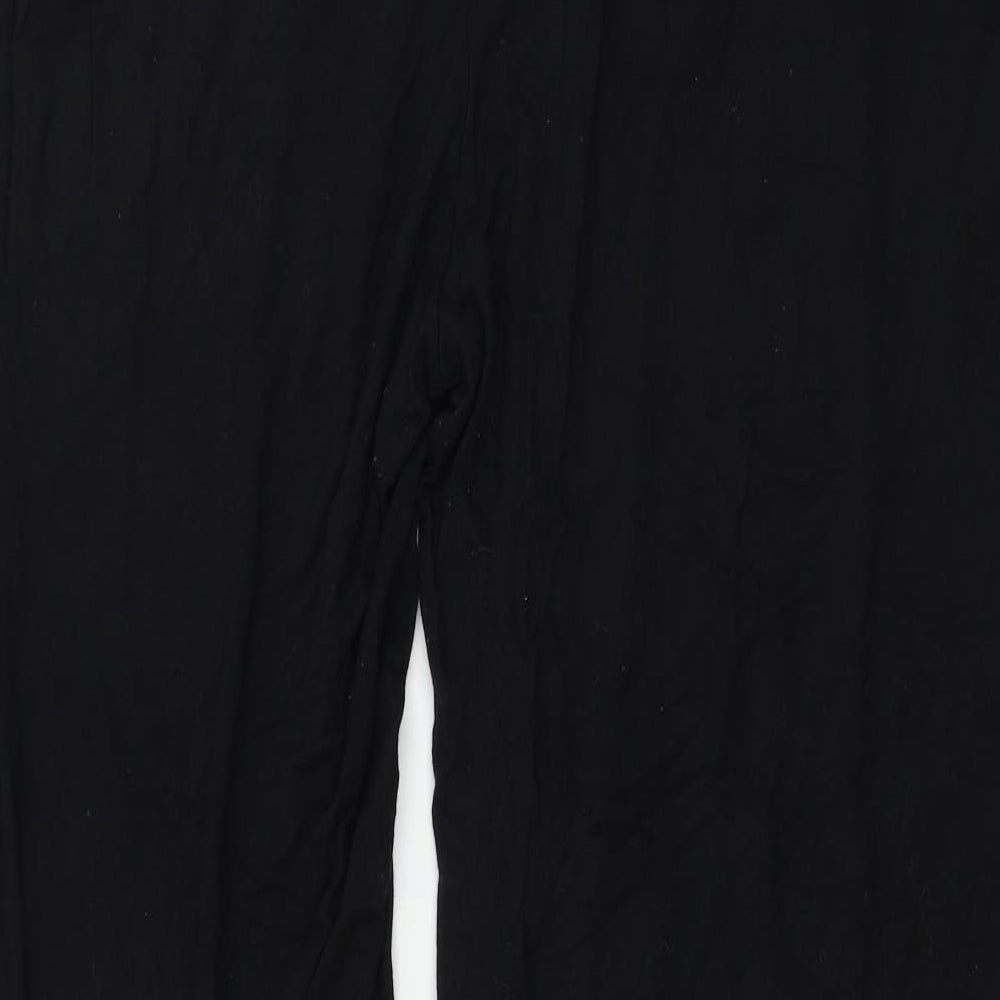 CAPSULE Womens Black Trousers Size 18 L25 in