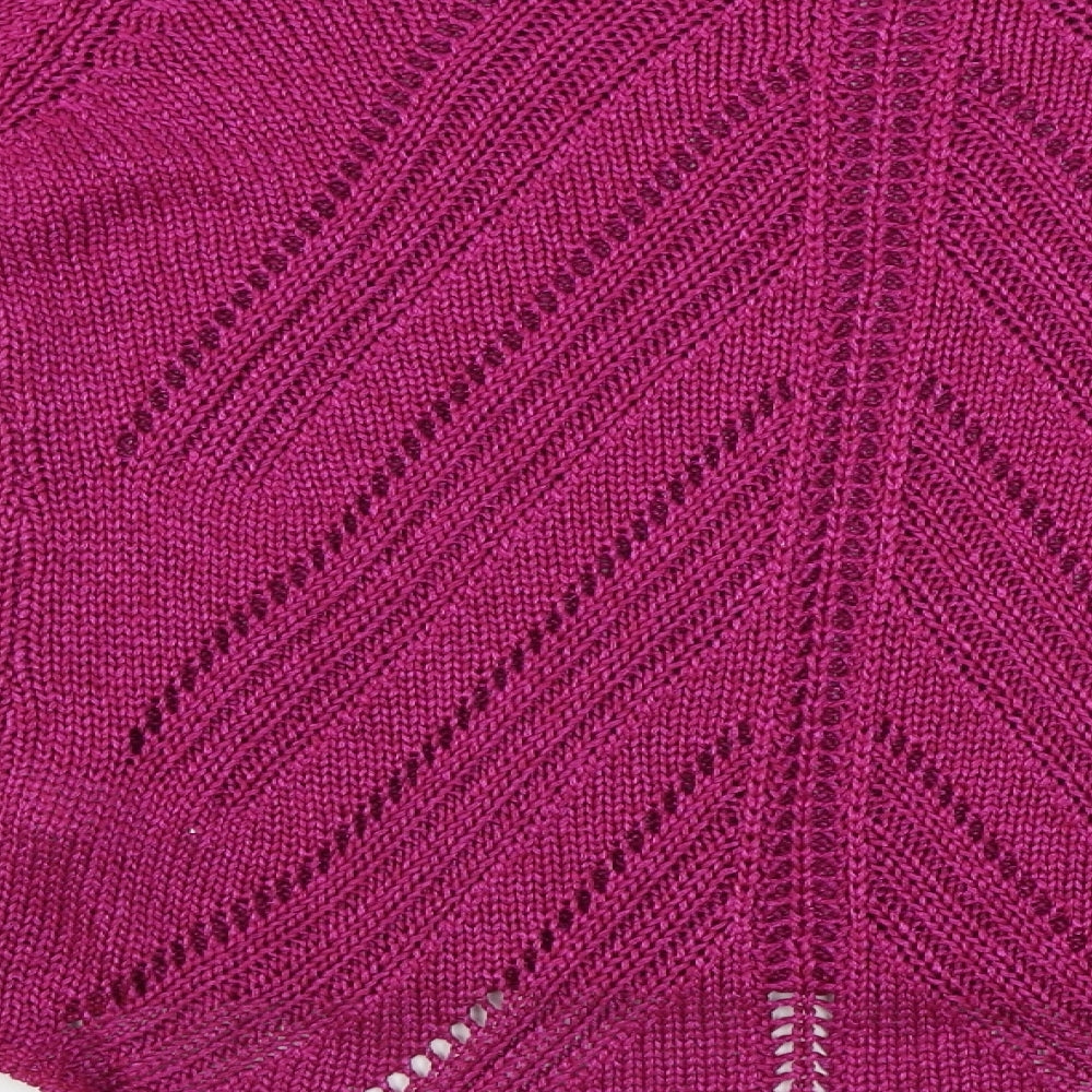 Womens UK Size 16 Marks and Spencer Purple Pullover Jumper