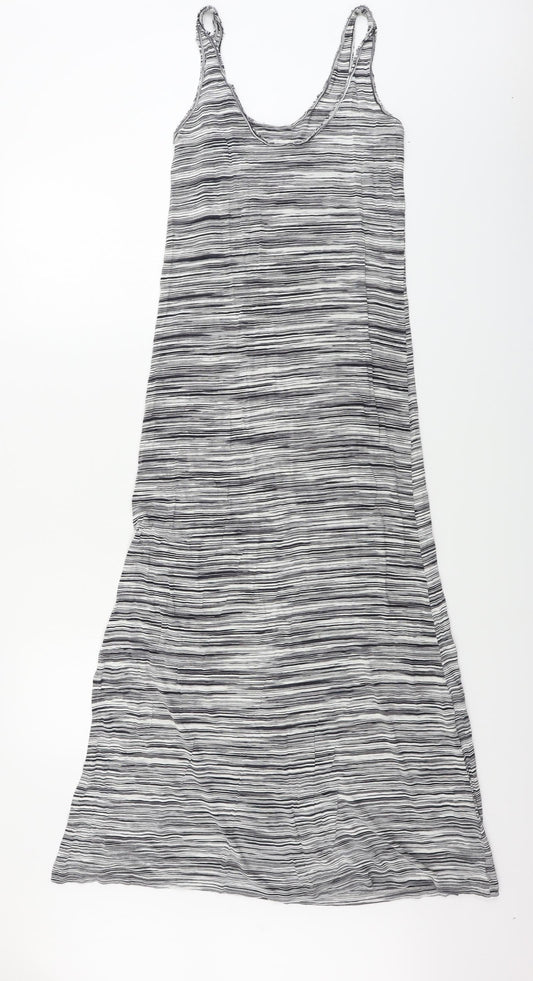 NEXT Womens Grey Striped A-Line Size 10