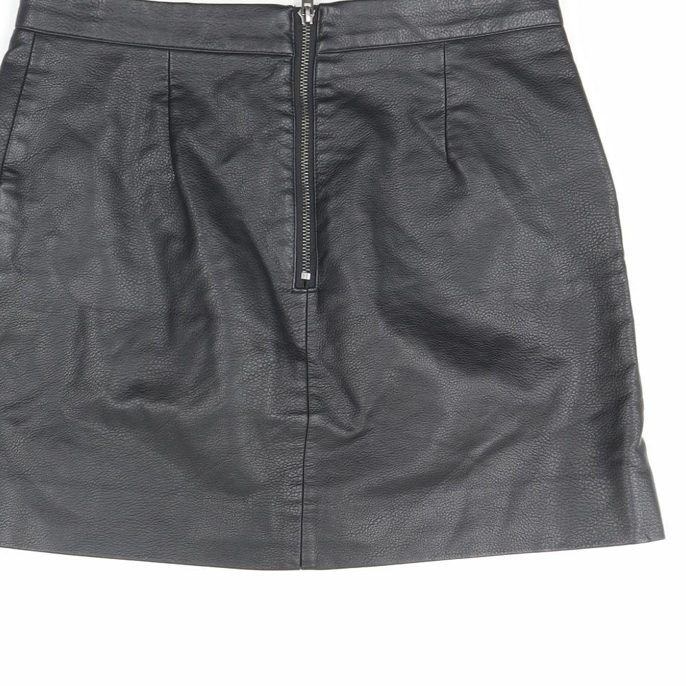 TU Womens Black Mini Skirt Size 10