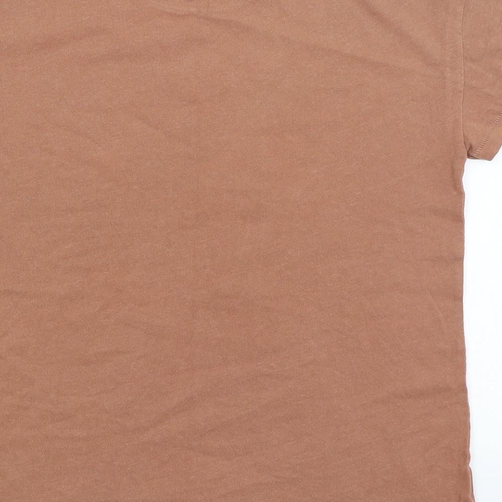Mens UK Size S Gap Brown T-Shirt