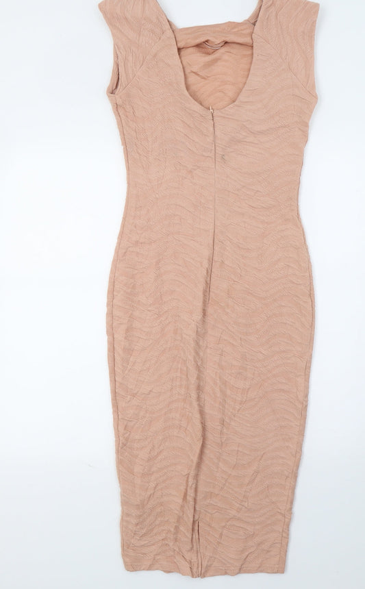 AX Paris Womens Pink A-Line Size 8