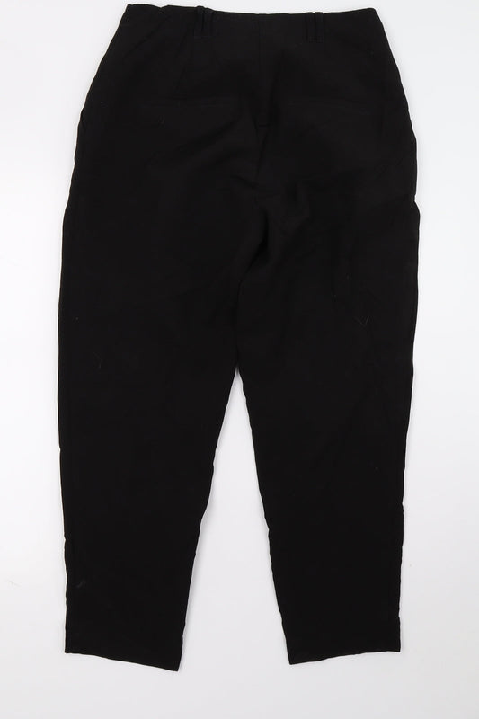 Newlook Womens Black Trousers Size 10 L28 in