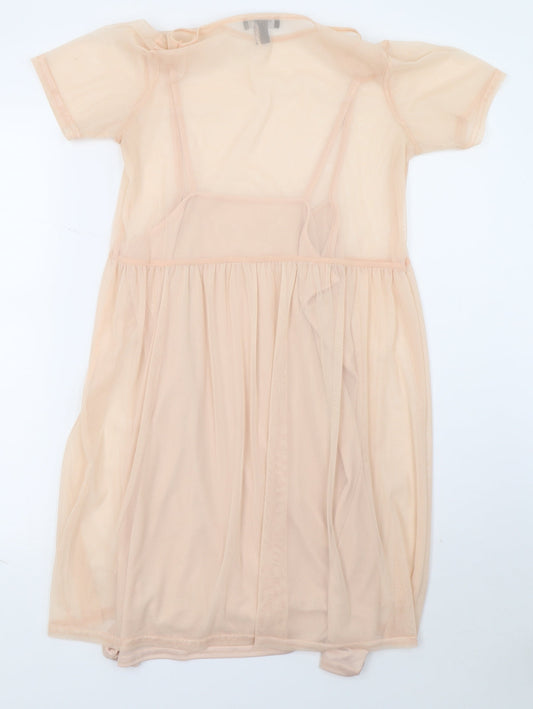Newlook Womens Beige A-Line Size 10