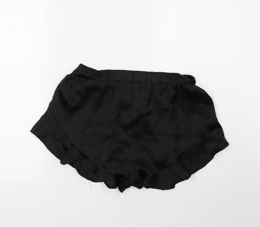 PRETTYLITTLETHING Womens Black Bermuda Shorts Size 8