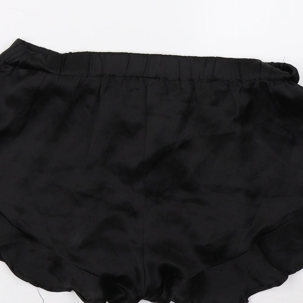 PRETTYLITTLETHING Womens Black Bermuda Shorts Size 8