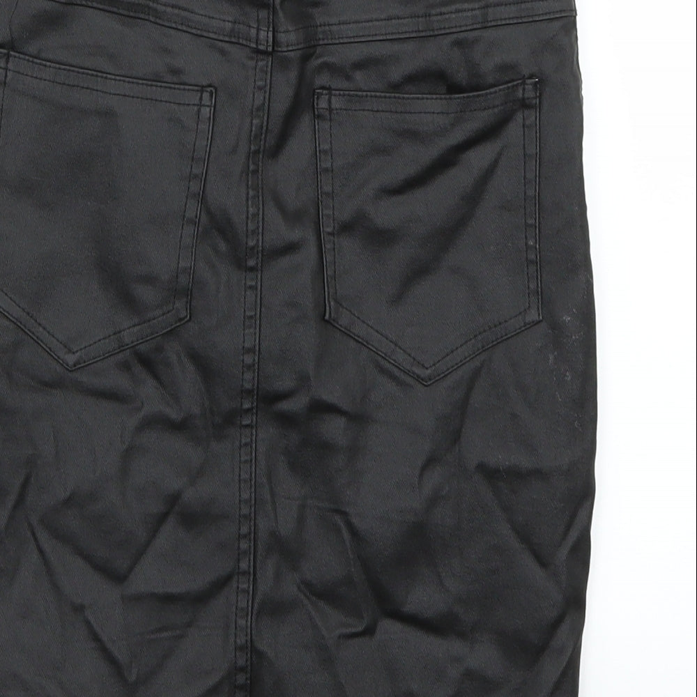 PRETTYLITTLETHING Womens Black Maxi Skirt Size 4