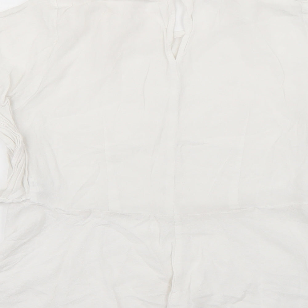 FOREVER 21 Womens White Basic Blouse Size XS