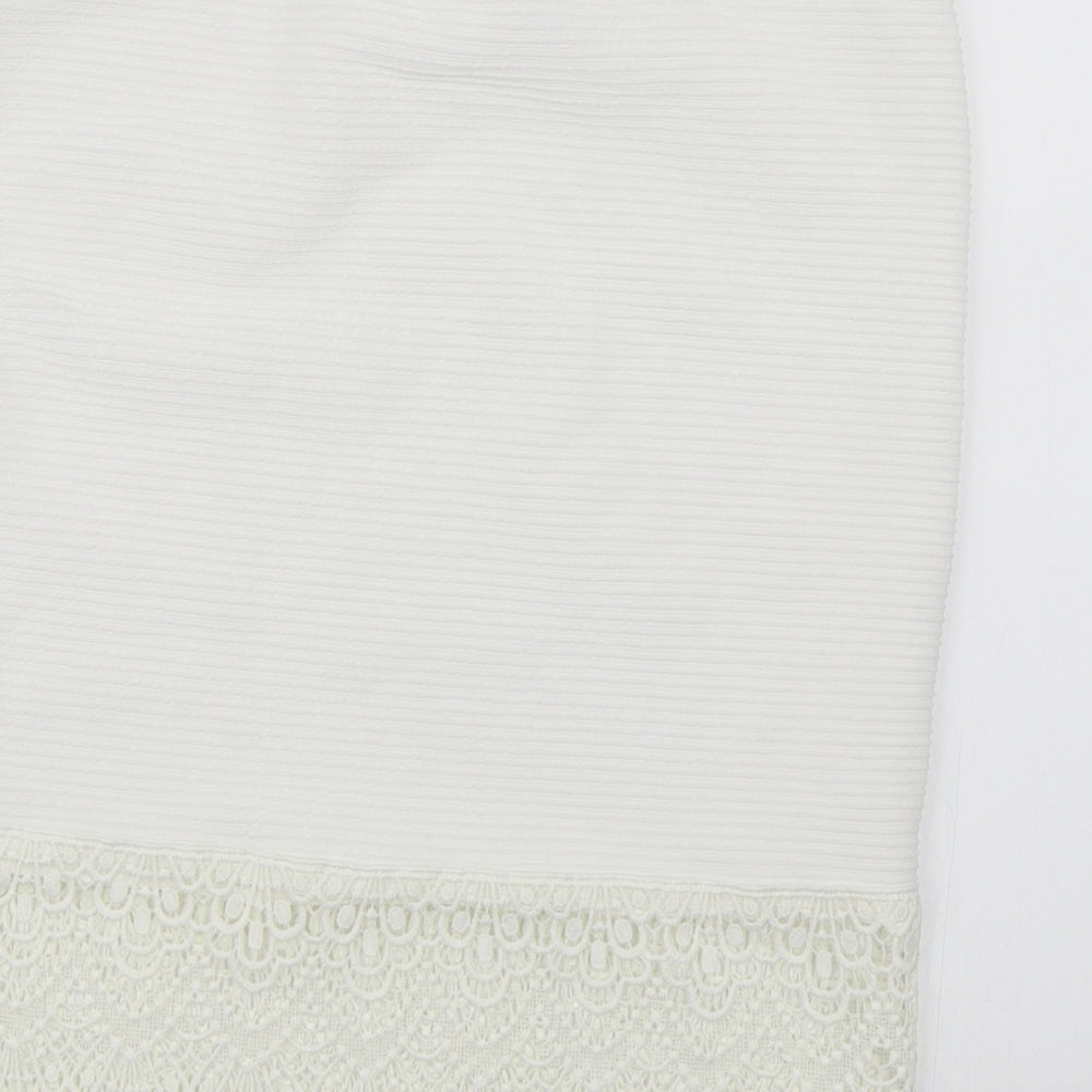 Atmosphere Womens White Straight & Pencil Skirt Size 12