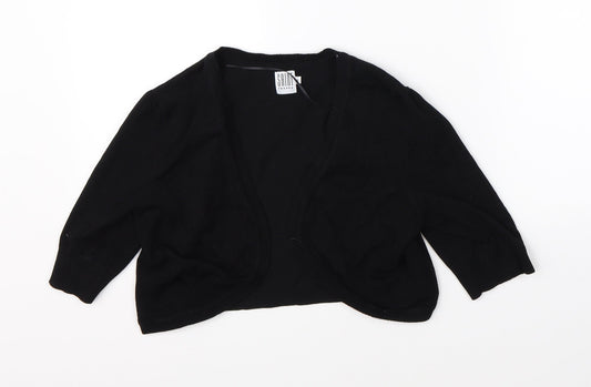 Womens UK Size S Saint Tropez Black Cardigan Jumper