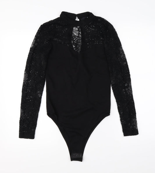 Womens UK Size 8 Very One-Piece Black Romper
