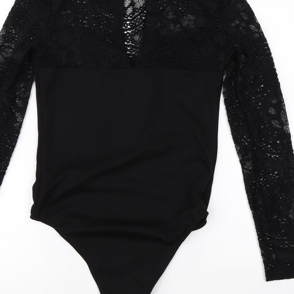 Very Womens Black Romper One-Piece Size 8