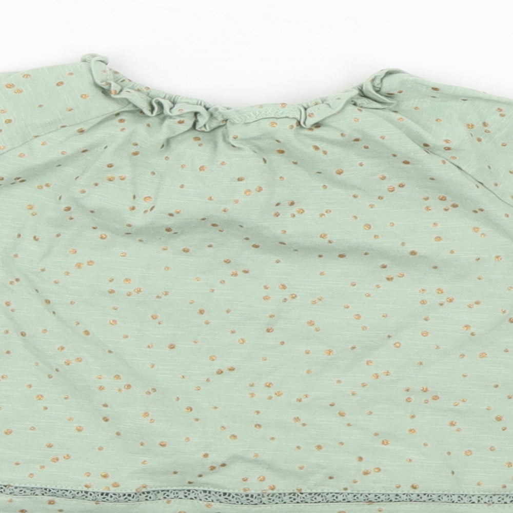 NEXT Girls Green Polka Dot A-Line Size 9-12 Months