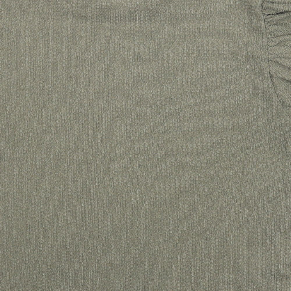 Primark Womens Green Basic Blouse Size 6