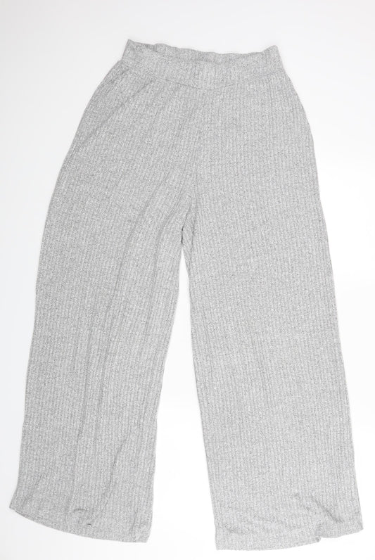 Womens UK Size 14 Simply Be Regular Fit Grey Trousers